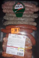 Mix Grill 3 nature + 3 herbes + 3 merguez + découpe