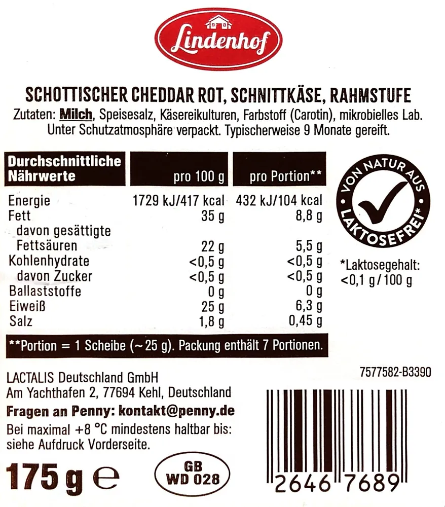 Cheddar herzhaft