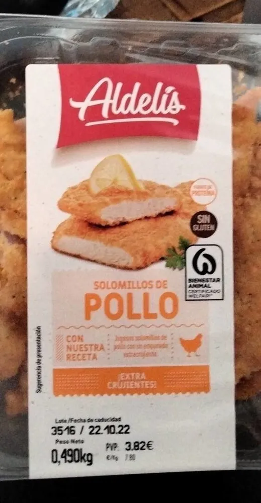 Solomillo de pollo