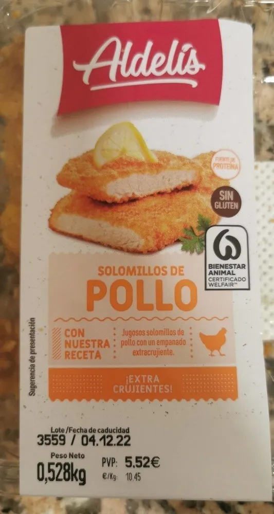 Solomillos de pollo
