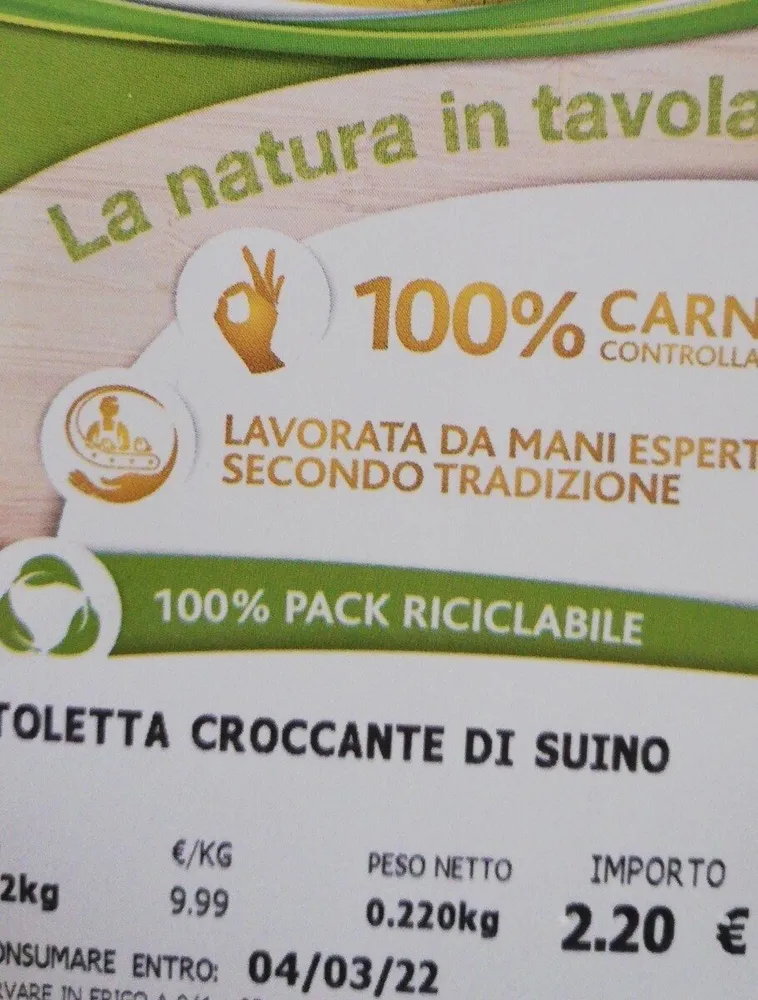 Gran Carni cotoletta croccante di suino