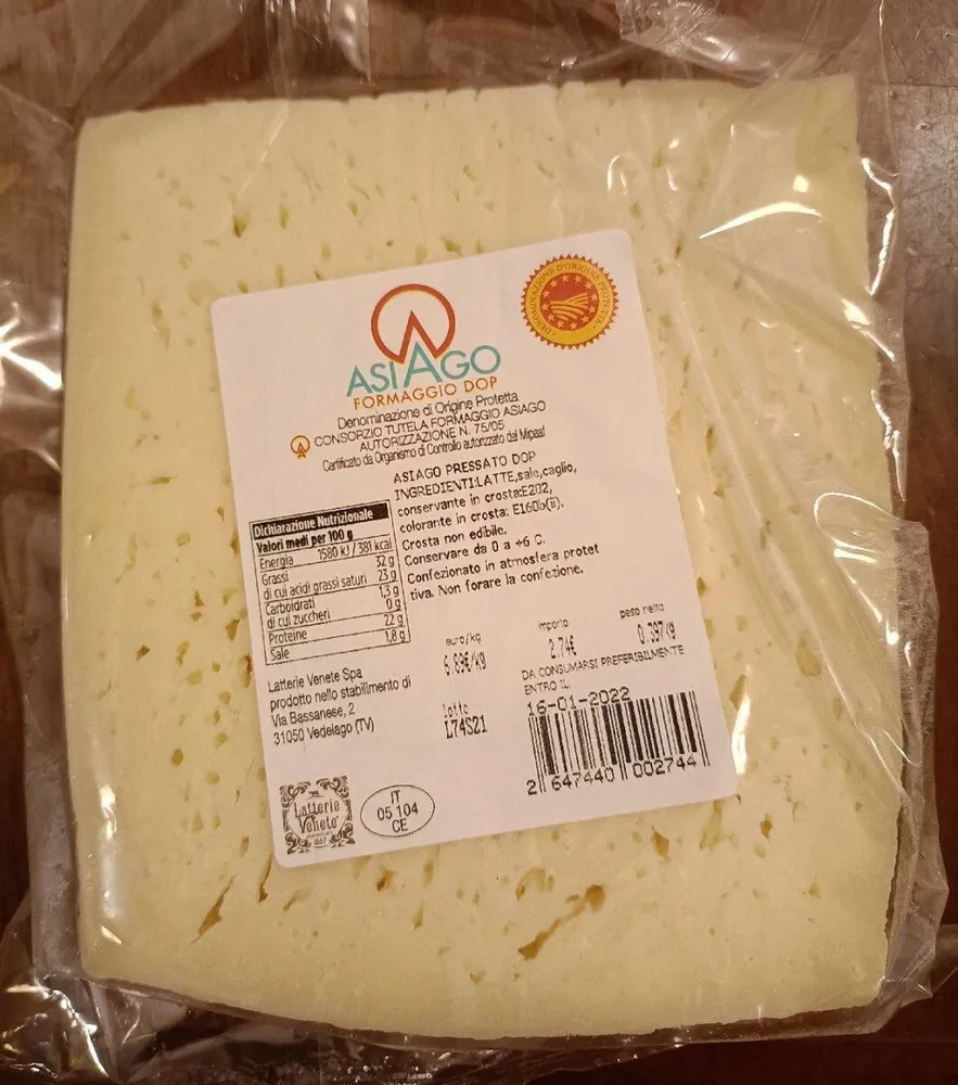 Asiago formaggio DOP
