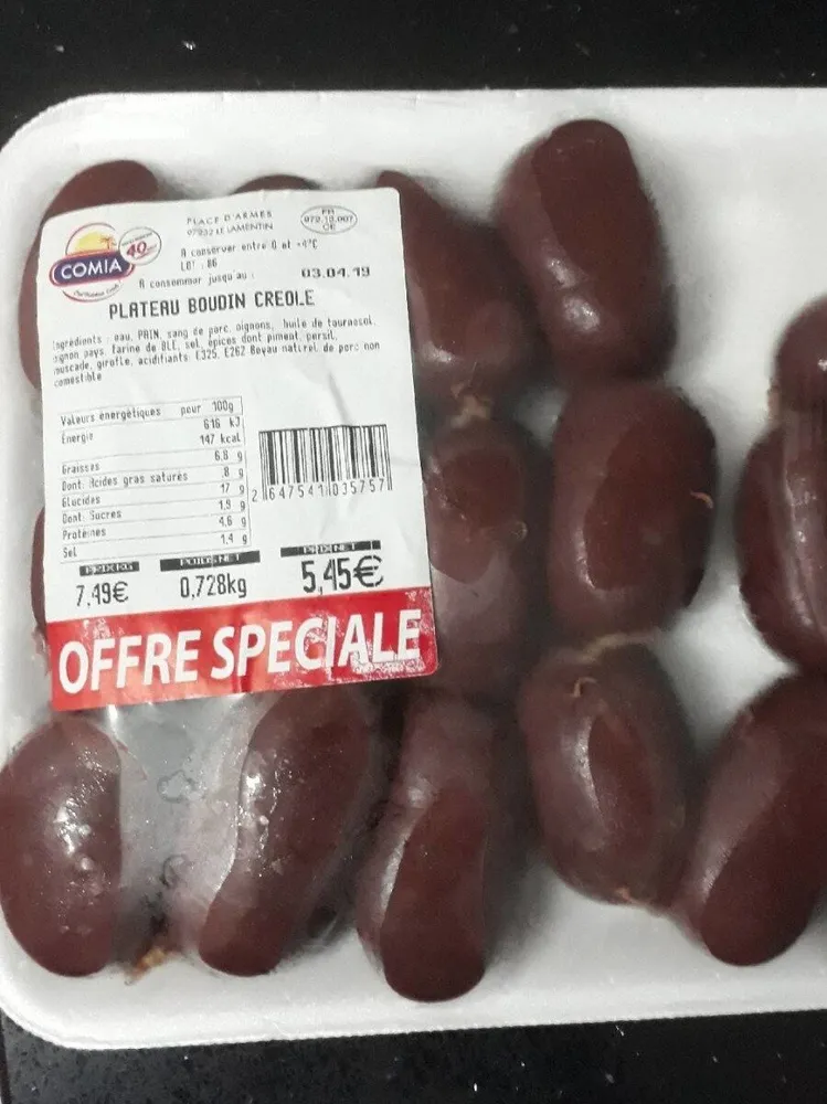 Boudin créole