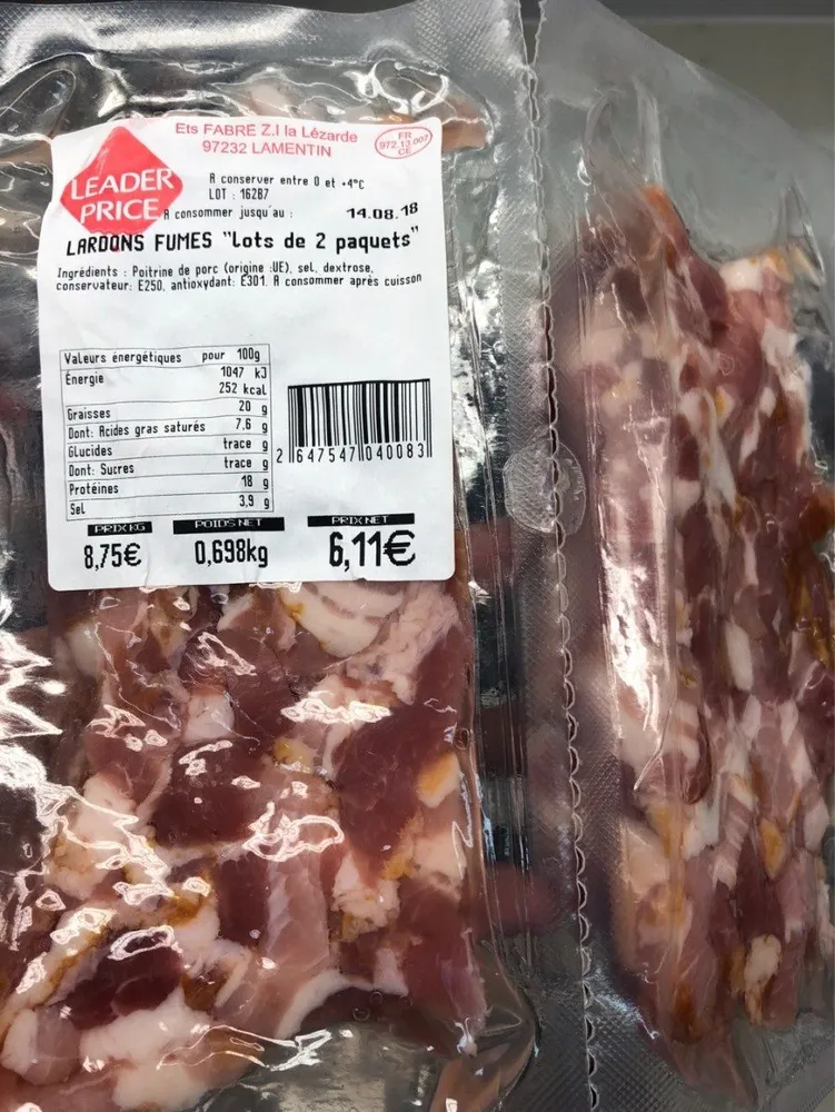Lardons fumes