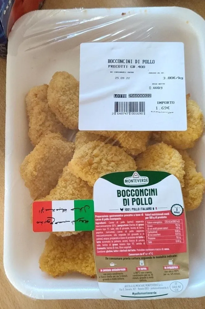 BOCCONCINI DI POLLO HALA