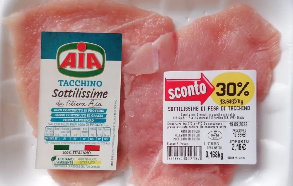 Tacchino fette