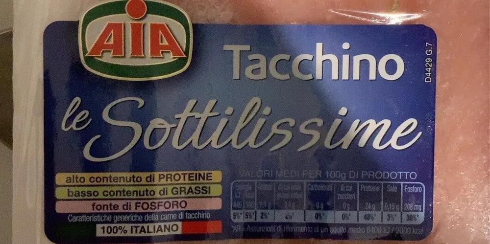 Sottilissime di fesa di tacchino