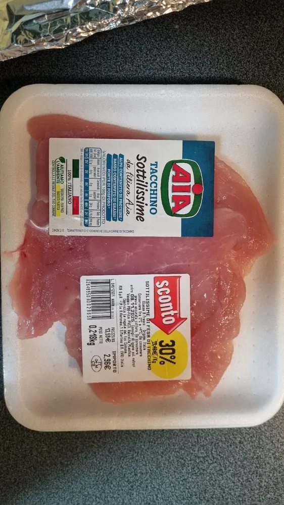 Sottilissime di fesa di tacchino