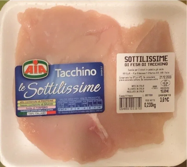 Le sottilissime di Tacchino