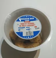Tiras de pechuga de pollo crujientes