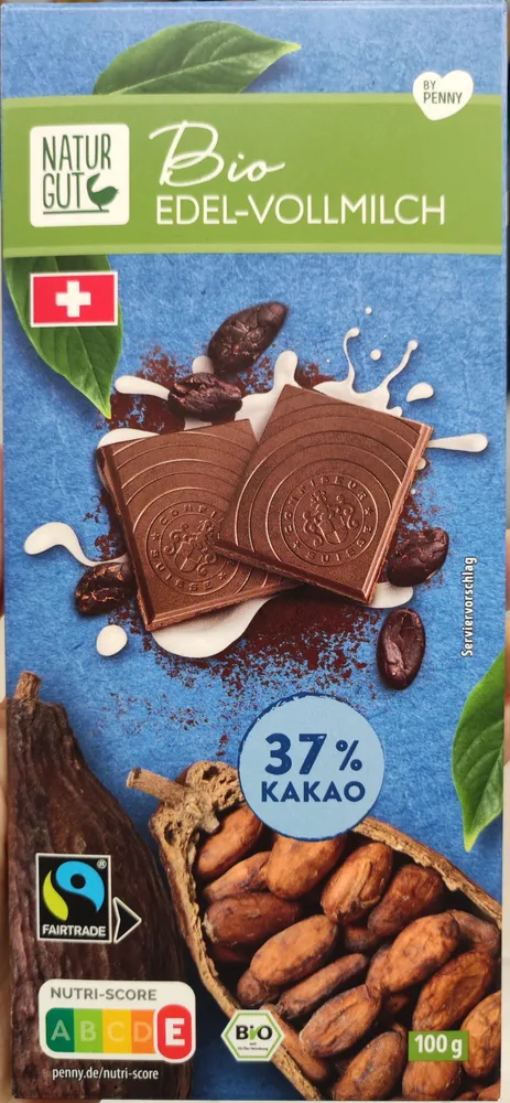 Bio Edel-Vollmilch 37%