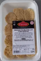 Nuggets de pollo con queso