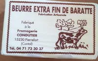 beurre de baratte