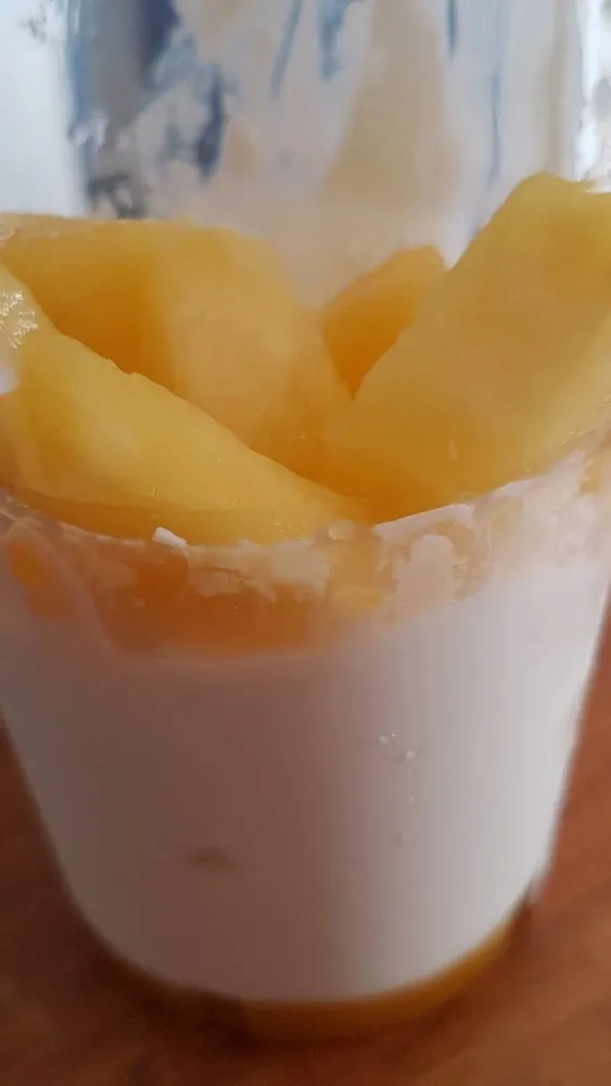 Fromage blanc ananas coco