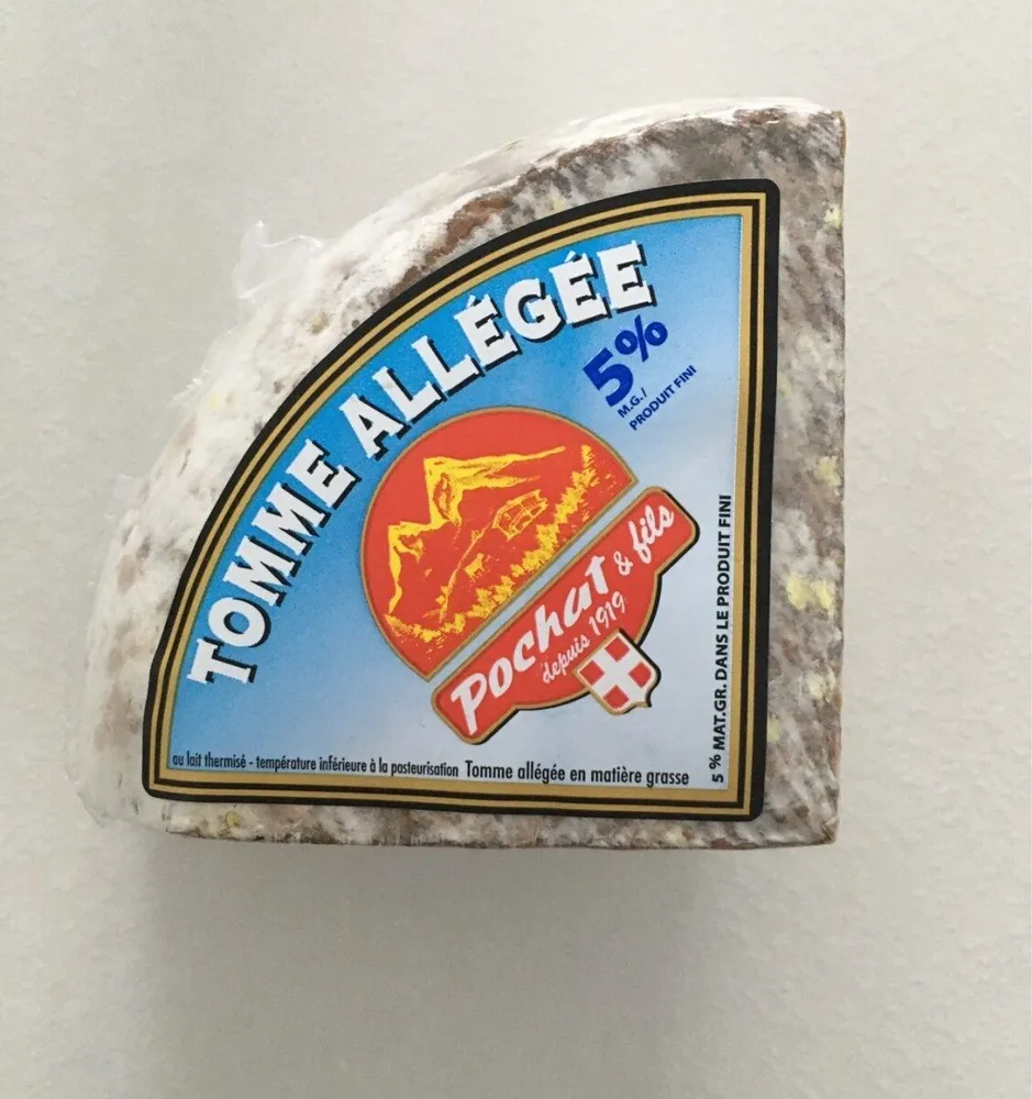 Tomme allégée 5%mg