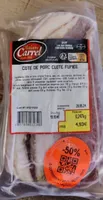 Côte de porc cuite fumée