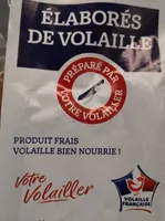 Saucisse fumées de volaille