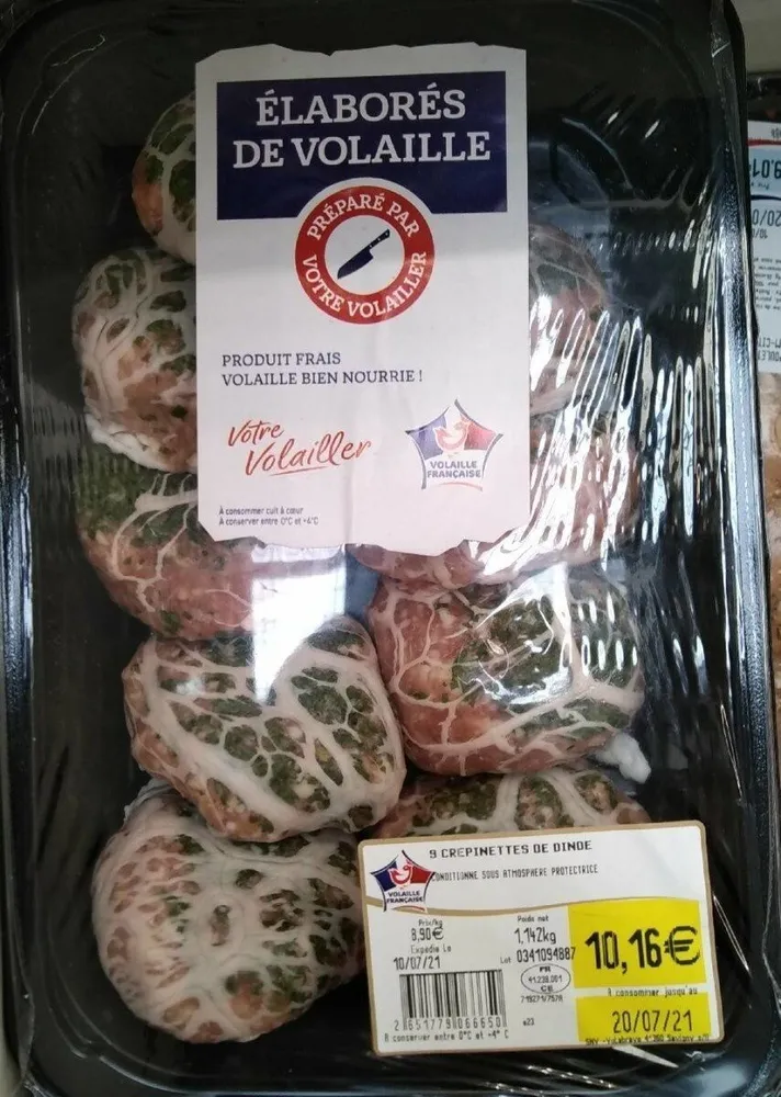 Élaboré de volaille