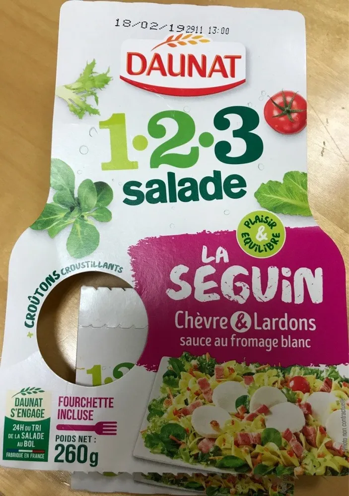 La seguin chèvre et lardons