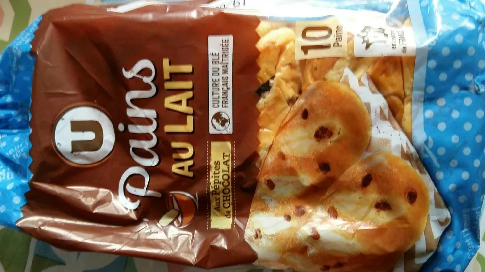Pains au lait aux pépites de chocolat