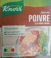 Sauce au poivre à la crème fraîche