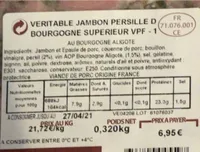 Veritable jambon persillé de Bourgogne