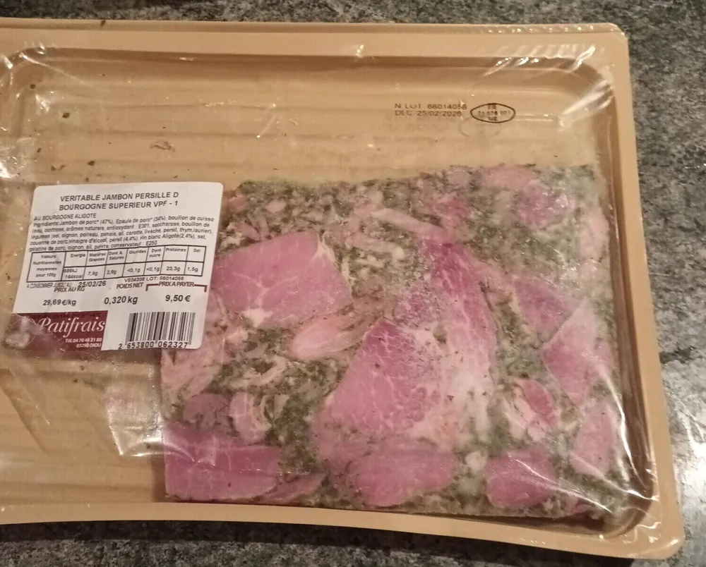 Véritable jambon persillé de bourgogne supérieur