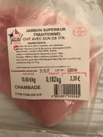 Jambon superieur traditionnel - cuit avec son os 3TR