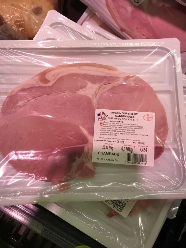 Jambon superieur traditionnel