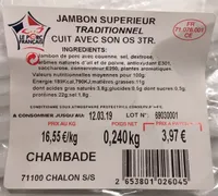 JAMBON SUPERIEUR TRADITIONNEL