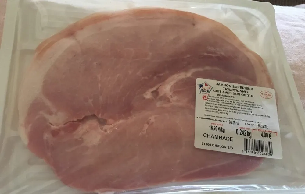 Jambon superieur traditionnel