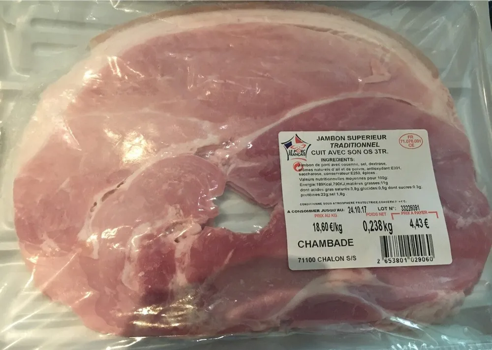 Jambon superieur traditionnel