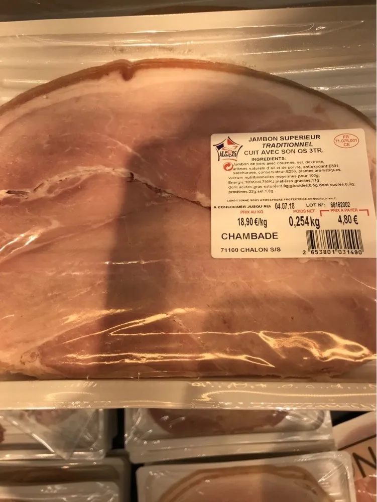 Jambon superieur traditionnel
