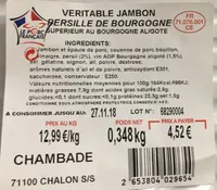 Jambon persille de bourgogne