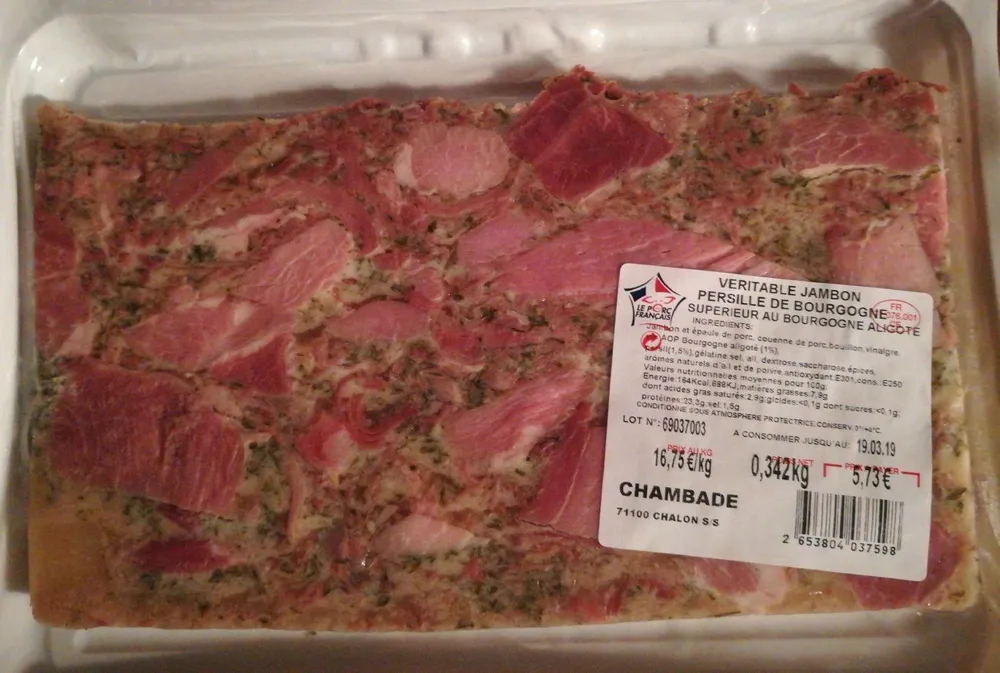 Jambon persillé de Bourgogne