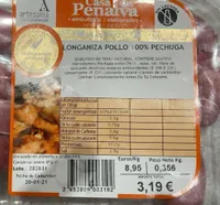 Longanizas de pollo 100% Pechuga