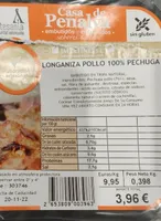 Longaniza Pollo pechuga