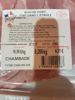 ROTI DE PORC CUIT DANS L'EPAULE