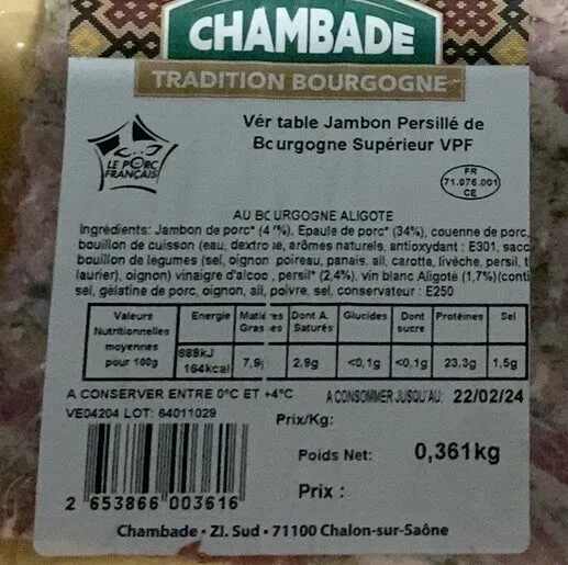 Jambon persillé