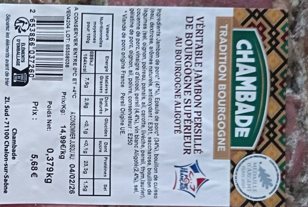 Jambon persillé