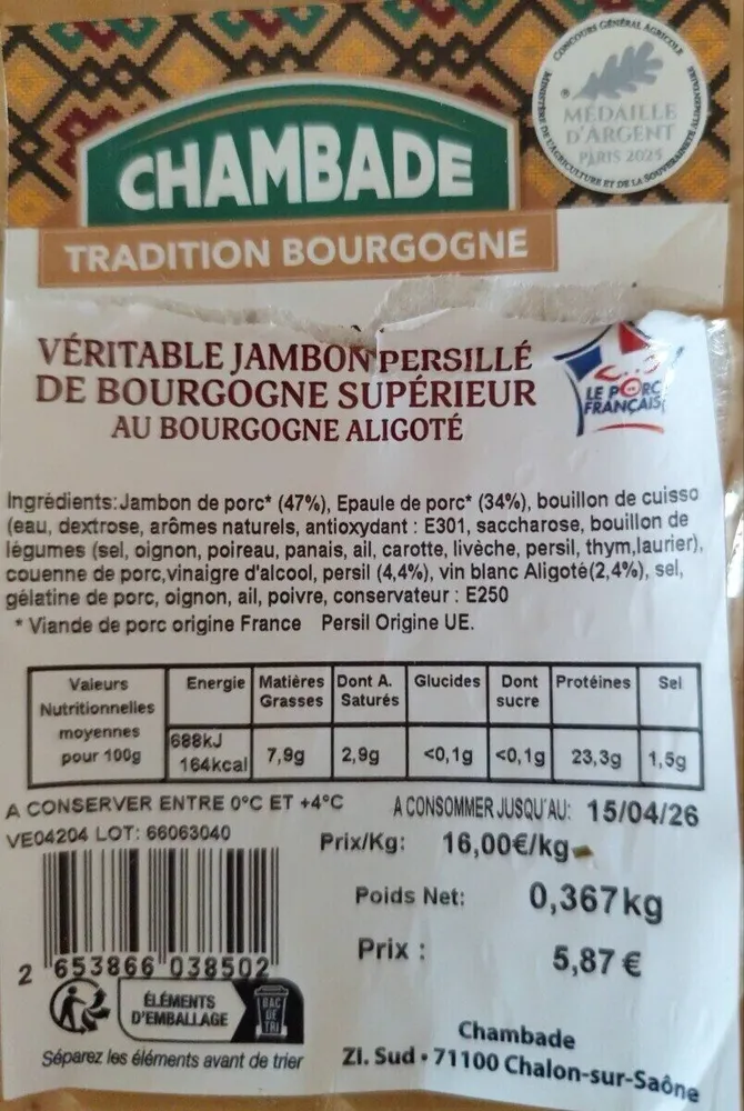 Jambon persillé