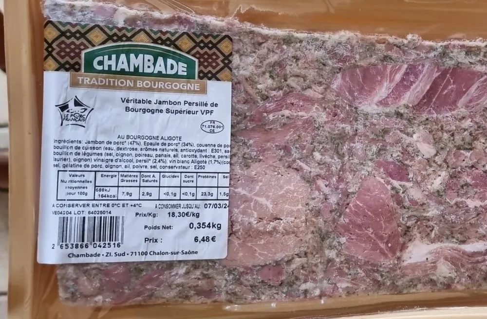 Jambon persillé de bourgogne