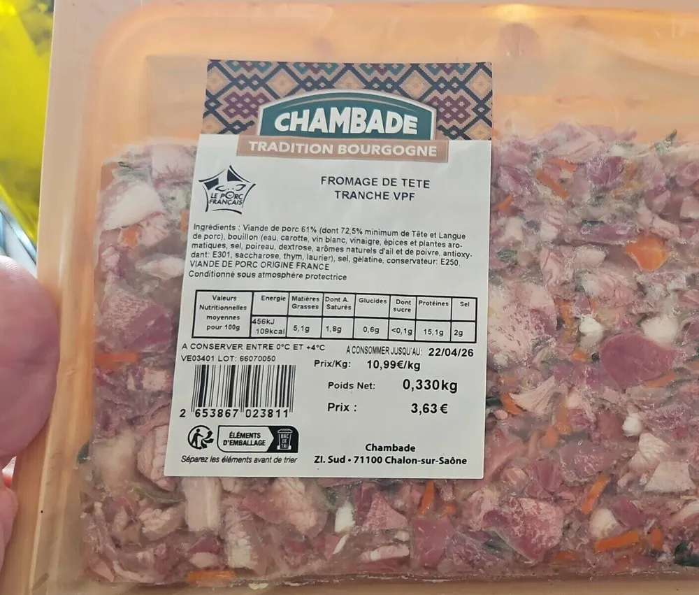 Fromage de tete