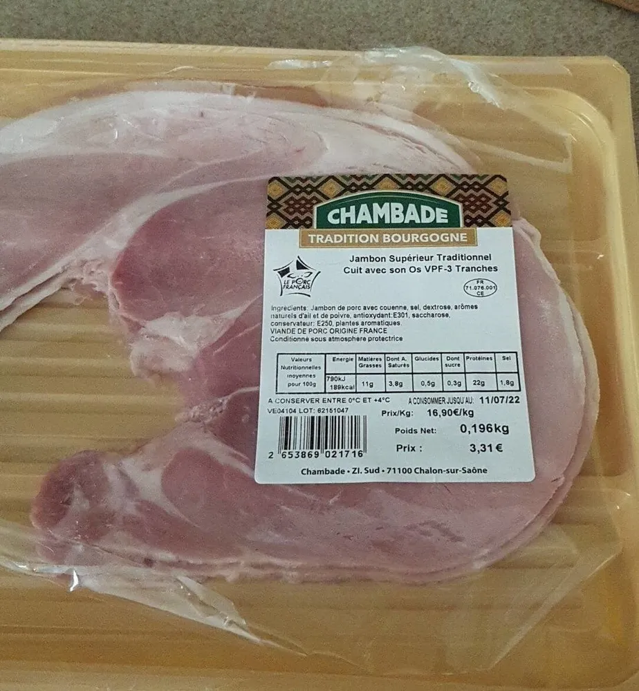 Jambon Supérieur traditinnel