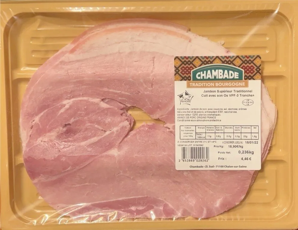 Jambon supérieur traditionnel