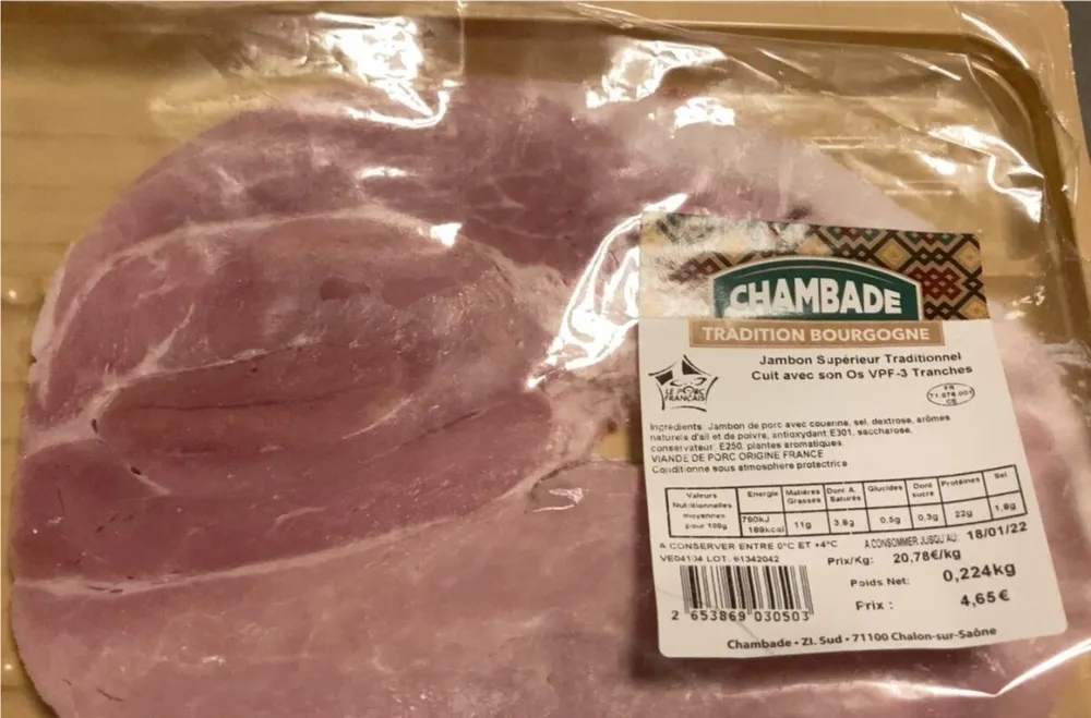 Jambon supérieur traditionnel