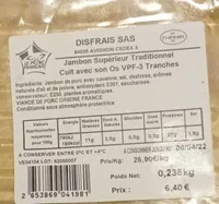 Jambon supérieur traditionnel