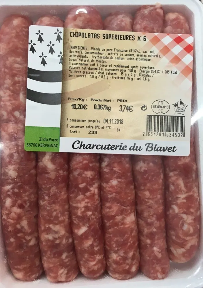 Chipolatas superieures