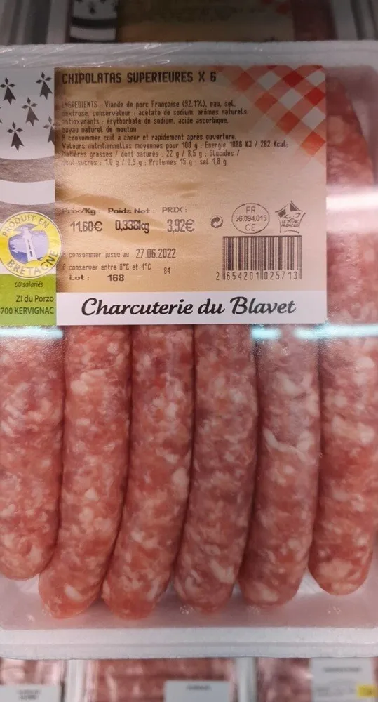 Chipolatas supérieures