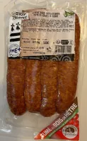 4 saucisses superieures fumees crues a cuire